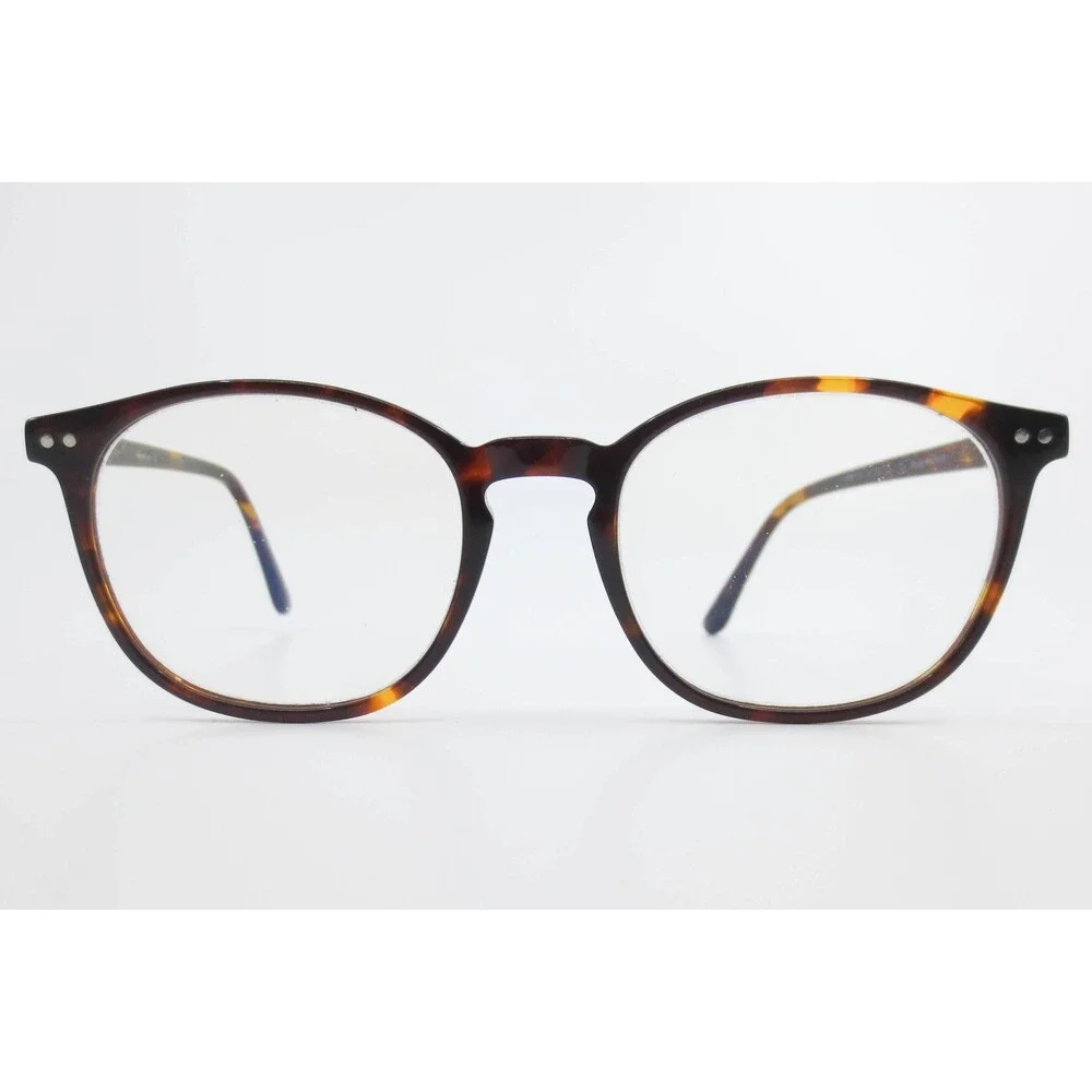 Firmoo DBSN62320 Tortoise Round Eyeglasses Frames 50-19-145 C104 Brown Mottled